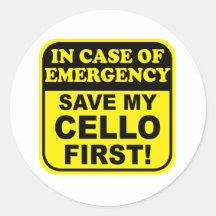Save My Cello Sticker