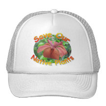 Save Native Plants Iris2 Hat