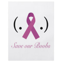 SAVE OUR BOOBS FLYER DESIGN