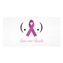 SAVE OUR BOOBS PHOTO CARD TEMPLATE