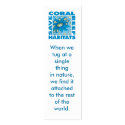 Save Our Coral Reefs Bookmark business cards