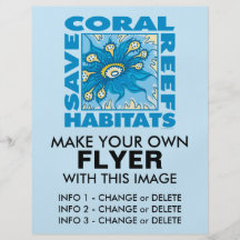 Save Our Coral Reefs Full Color Flyer