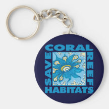 Save Our Coral Reefs Keychain
