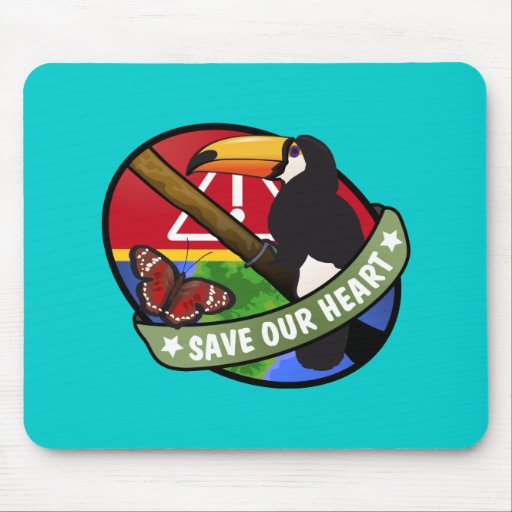 Save Our Heart Mouse-Pad Mousemats