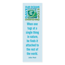 Save Our Oceans - Stop Overfishing Business Card