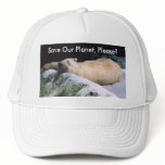 Save Our Planet Polar Bear cap hats