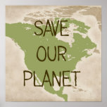 Save Our Planet -- USA Poster posters