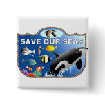 Save Our Seas Button
