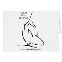 Save Our Sharks Greeting Card