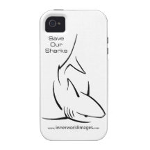 Save Our Sharks Iphone Tough Case Vibe iPhone 4 Cases