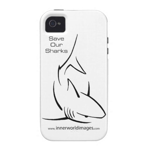 Save Our Sharks Iphone Tough Case Vibe iPhone 4 Cases
