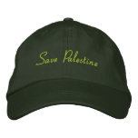 Save Palestine embroidered hats