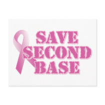 Save Second Base Post Cards