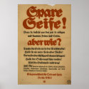 Save Soap! posters