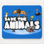 Save the Animals Mouse Pad