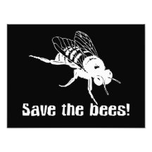 Save the Bees Art Photo