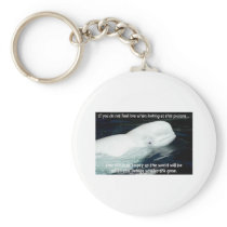 SAVE THE BELUGA WHALES KEYCHAINS