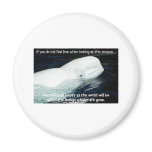 SAVE THE BELUGA WHALES magnets