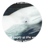 SAVE THE BELUGA WHALES STICKER