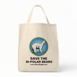 SAVE THE BIPOLAR BEARS bags