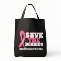 Save The Boobies Breast Cancer Bag