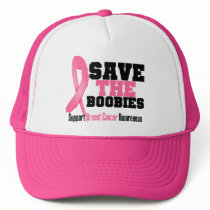 Save The Boobies Breast Cancer Hats