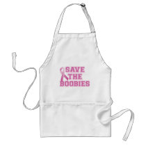 Save the Boobies (fr) Apron