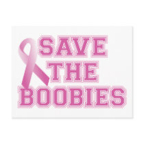 Save the Boobies (fr) Postcards