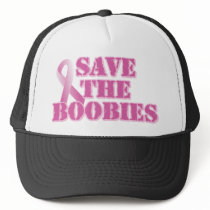 Save the Boobies Mesh Hat