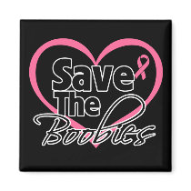 Save The Boobies (Heart) Breast Cancer
