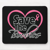 Save The Boobies (Heart) Breast Cancer