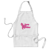 Save the Boobies Pink Ribbon for Breast Cancer Apron