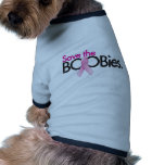 save the boobs pet clothing