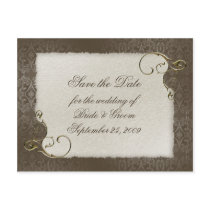 Save the Date - Antique Scrolls