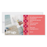 Save the Date Argyle Invitation photo cards