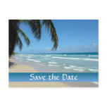 Save the Date Beach Scene Postcard
