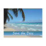 Save the Date Beach Scene Postcard