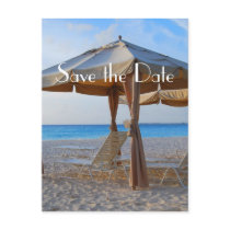 Save the Date Beach Wedding Cabana