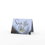 Save the Date Cala Lily -Blue and Yellow cards