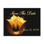 Save the date calla lilies postcards