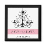 Save the Date Chandelier Wedding Magnets