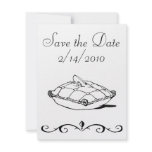 Save the Date Cinderella Slipper Art Invitations