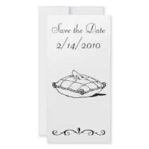 Save the Date Cinderella Slipper Fairytale Art Photo Cards