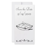Save the Date Cinderella Slipper Fairytale Art photo cards