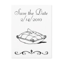 Save the Date Cinderella Slipper Fairytale Art