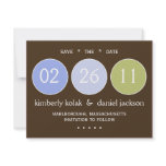 "Save the Date" Circles invitations