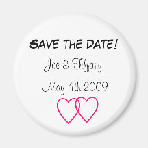 "Save the date" Custom magnet