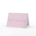 Save the Date Customisable Cards
