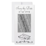 Save the Date Customisable Cinderella Photo Card photo cards