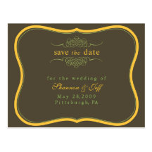 Save The Date, Customisable Post Cards